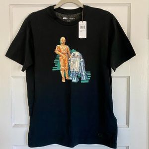 NWT Coach X Star Wars R2D2 C-3po t-shirt